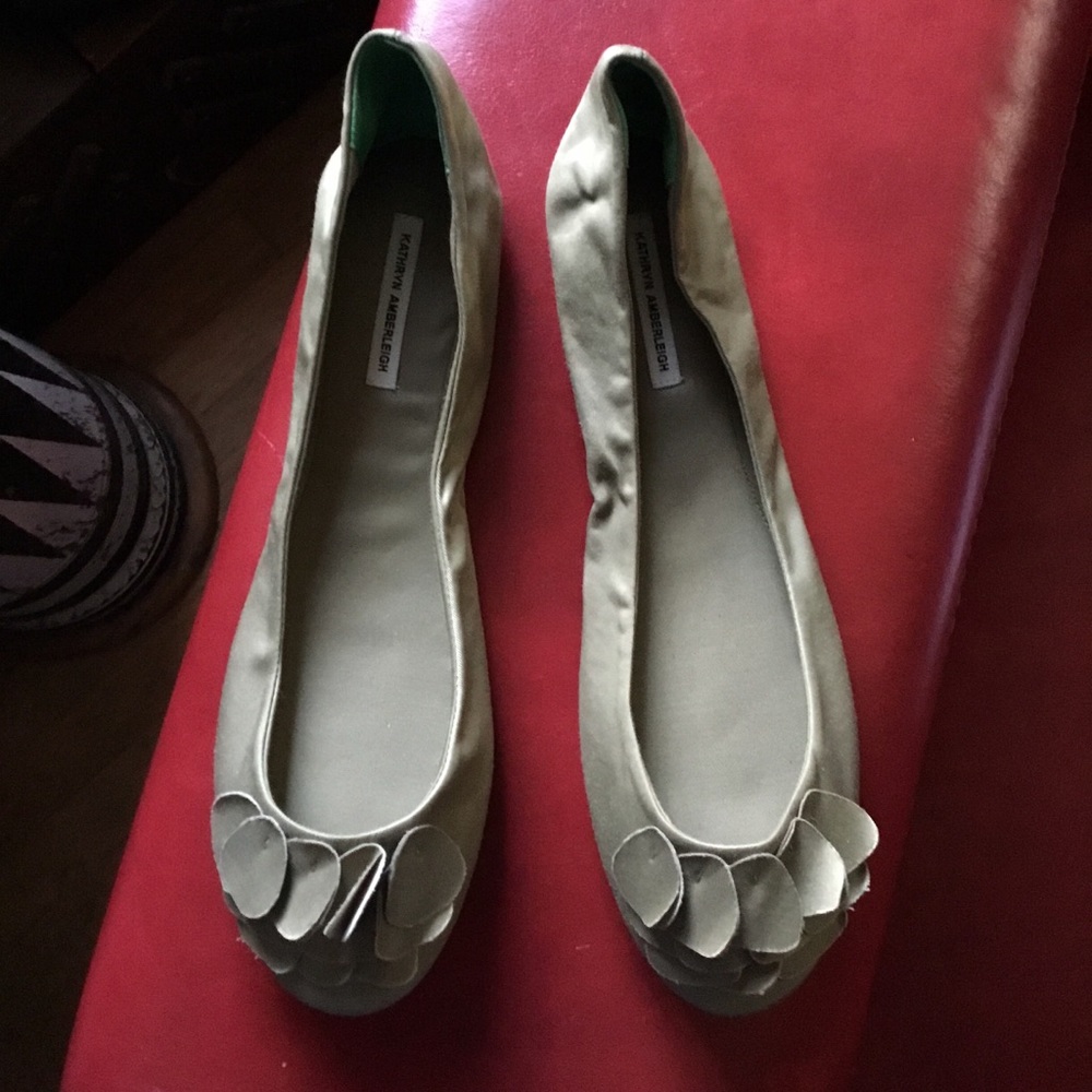 Kathryn Amberleigh handcrafted ballet flats 9.5